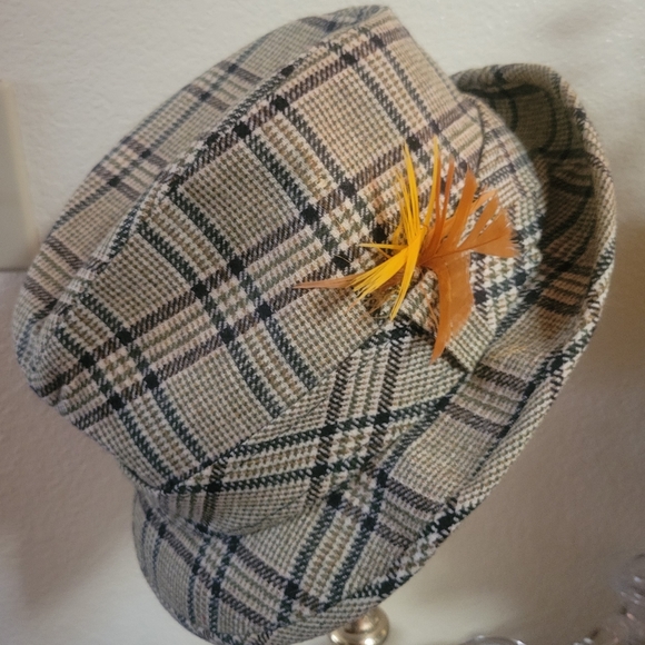 Pendelton Tweed Fedora Plaid Grandpa Hat - Picture 1 of 5